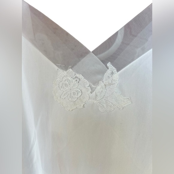 Vintage kayser slip dress white size 34 - Picture 3 of 6